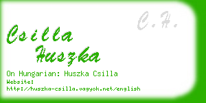 csilla huszka business card